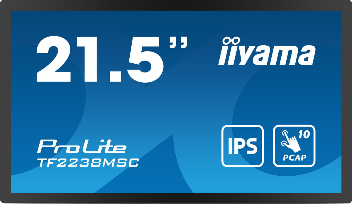 iiyama TF2238MSC-B1 Computerbildschirm 53,3 cm (21") 1920 x 1080 Pixel Full HD LED Touchscreen Schwarz
