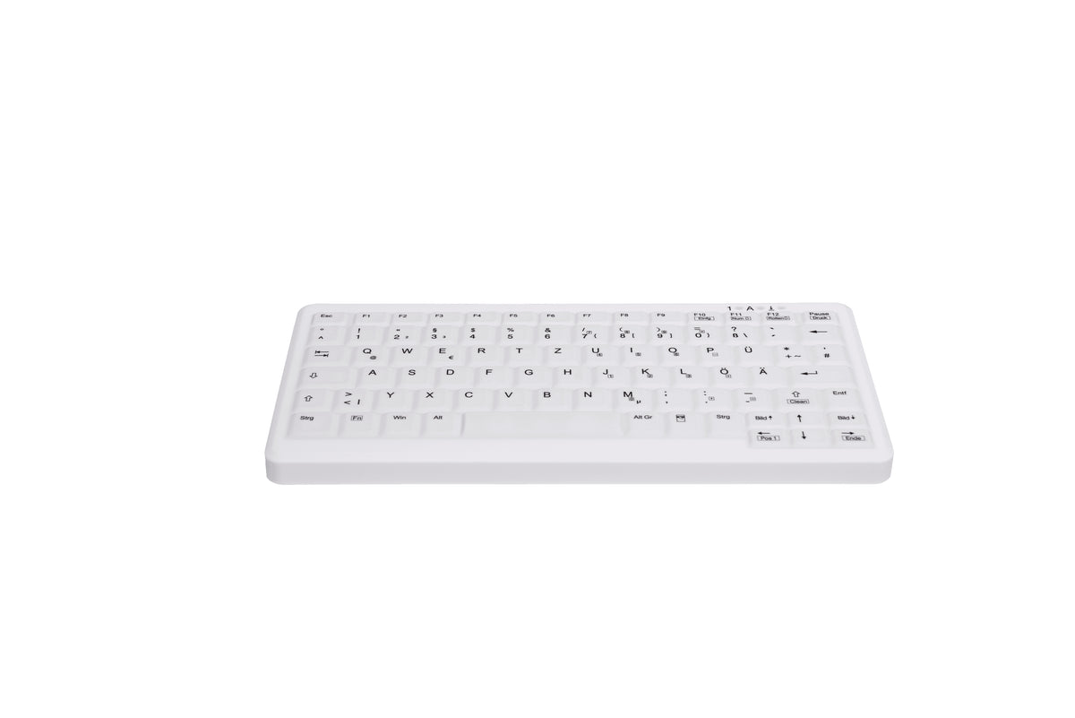 Contour Design Active Key Contour ClassicClean Medizinische Tastatur Abnehmbare Abdeckung Mini Kabelgebunden Weiß DE C4110