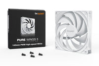 be quiet! Pure Wings 3 140mm PWM high-speed White Computergehäuse Ventilator 14 cm Weiß 1 Stück(e)