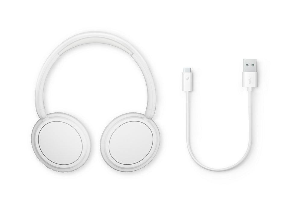 Philips 5000 series TAH5209WT/00 Kopfhörer & Headset Kabellos Kopfband Anrufe/Musik Bluetooth Weiß
