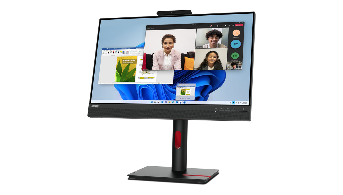 Lenovo ThinkCentre Tiny-In-One 24 Gen 5 Computerbildschirm 60,5 cm (23.8") 1920 x 1080 Pixel Full HD LED Touchscreen Schwarz
