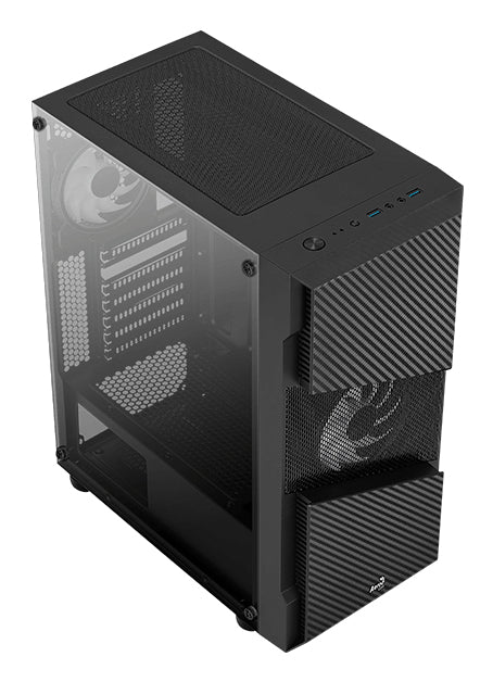 Aerocool Menace Saturn RGB Midi Tower Schwarz