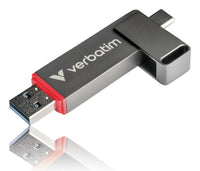 Verbatim Dual QuickStick USB-Stick 512 GB USB Type-A / USB Type-C 3.2 Gen 1 (3.1 Gen 1) Grau
