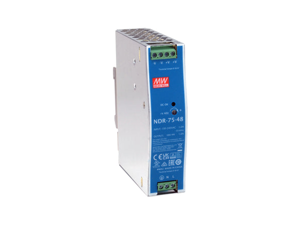 LevelOne Alimentation industrielle DC 48V, 75W, rail DIN, -20 ~ +70 ℃
