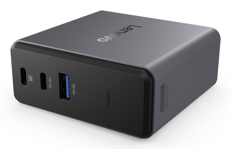 Lenovo X9 Charging GaN Dock Kabelgebunden USB 3.2 Gen 2 (3.1 Gen 2) Type-C Grau