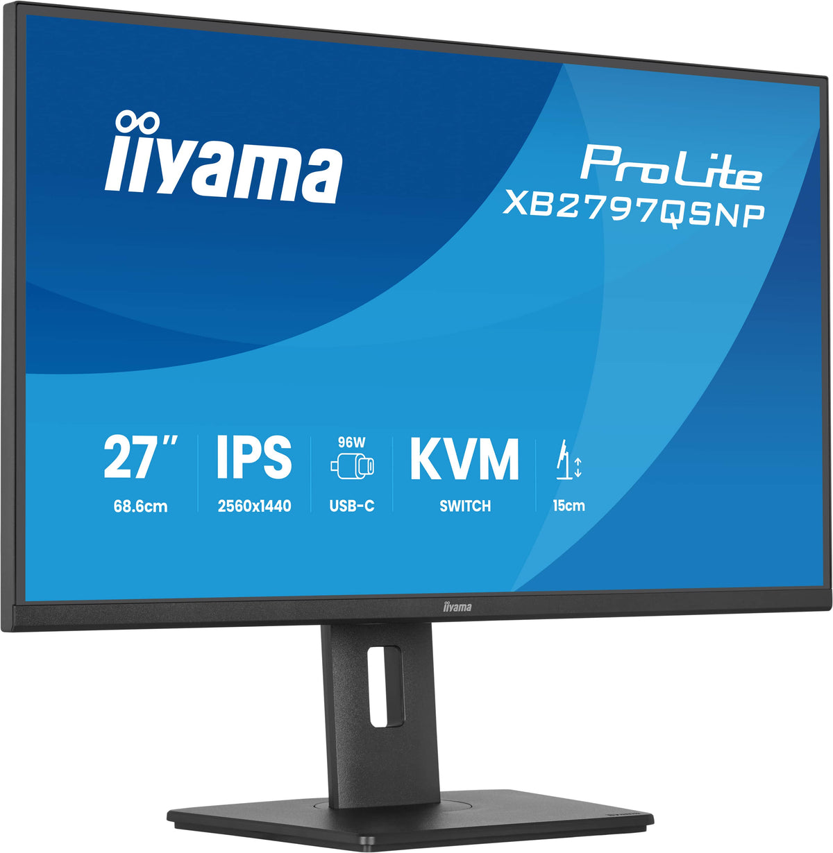 iiyama ProLite XB2797QSNP-B1 Computerbildschirm 68,6 cm (27") 2560 x 1440 Pixel Quad HD LCD Schwarz