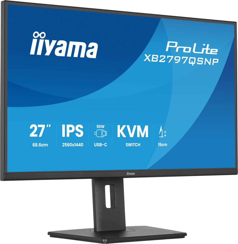 iiyama ProLite XB2797QSNP-B1 Computerbildschirm 68,6 cm (27") 2560 x 1440 Pixel Quad HD LCD Schwarz