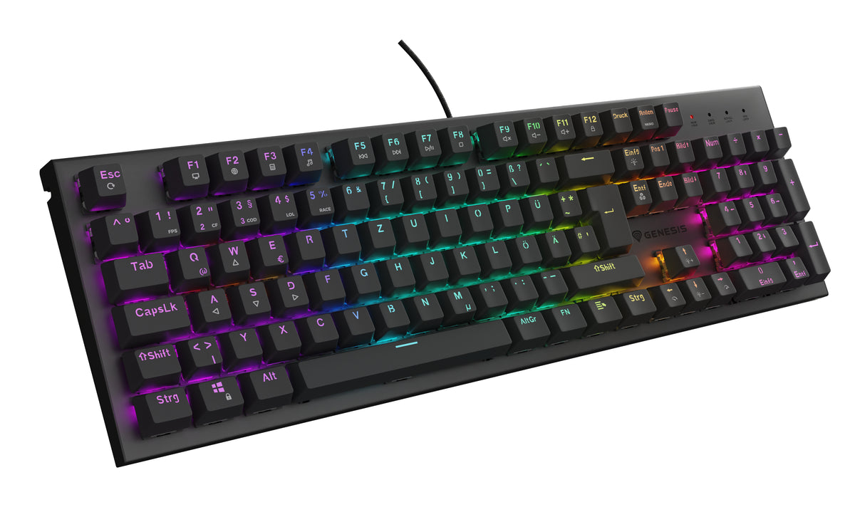 GENESIS Thor 303 Tastatur Gaming USB QWERTZ Deutsch Schwarz