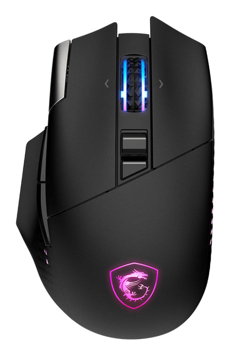 MSI S12-4301370-CLA Maus Gaming rechts RF Wireless + Bluetooth + USB Type-A Optisch 26000 DPI