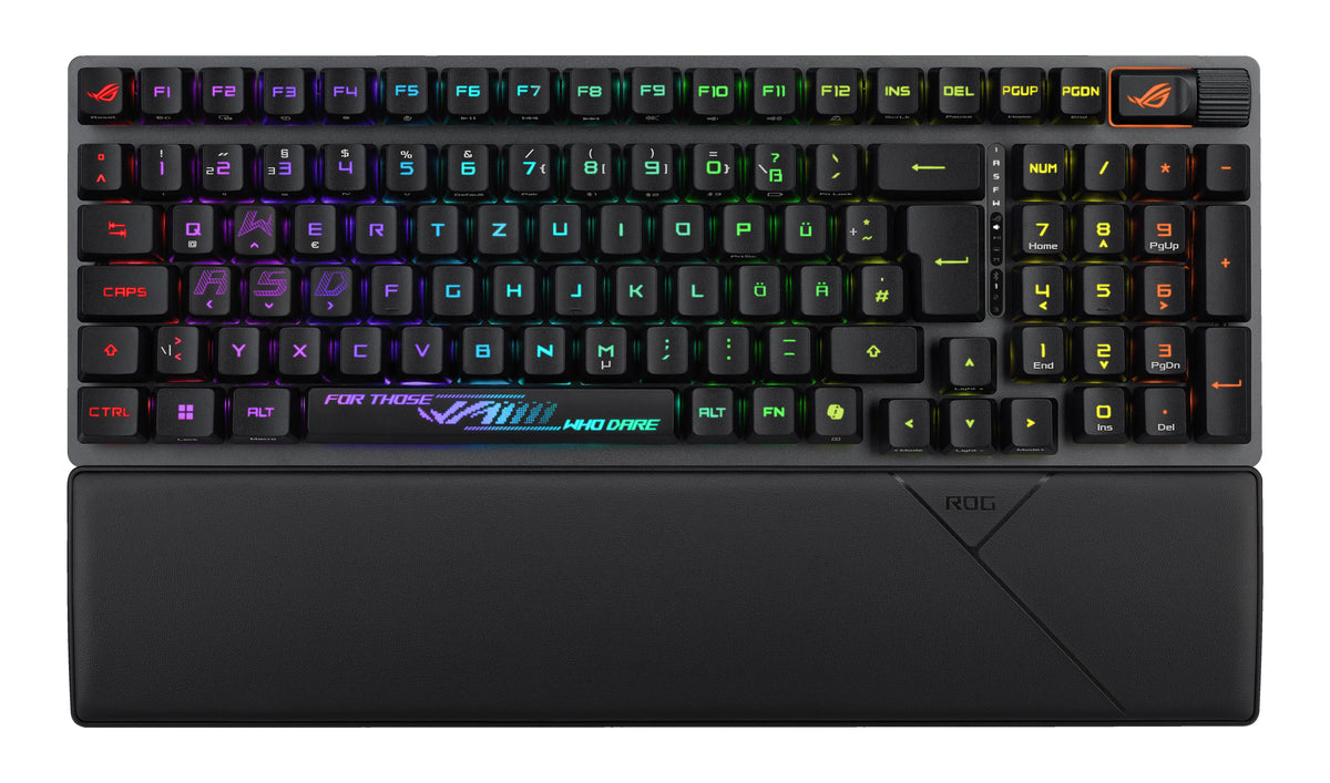 ASUS ROG Strix Scope II 96 RX Tastatur Gaming USB + RF Wireless + Bluetooth Schwarz