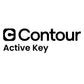 Contour Design Active Key AK-CB4400 Tastatur Industriell USB US Englisch Schwarz
