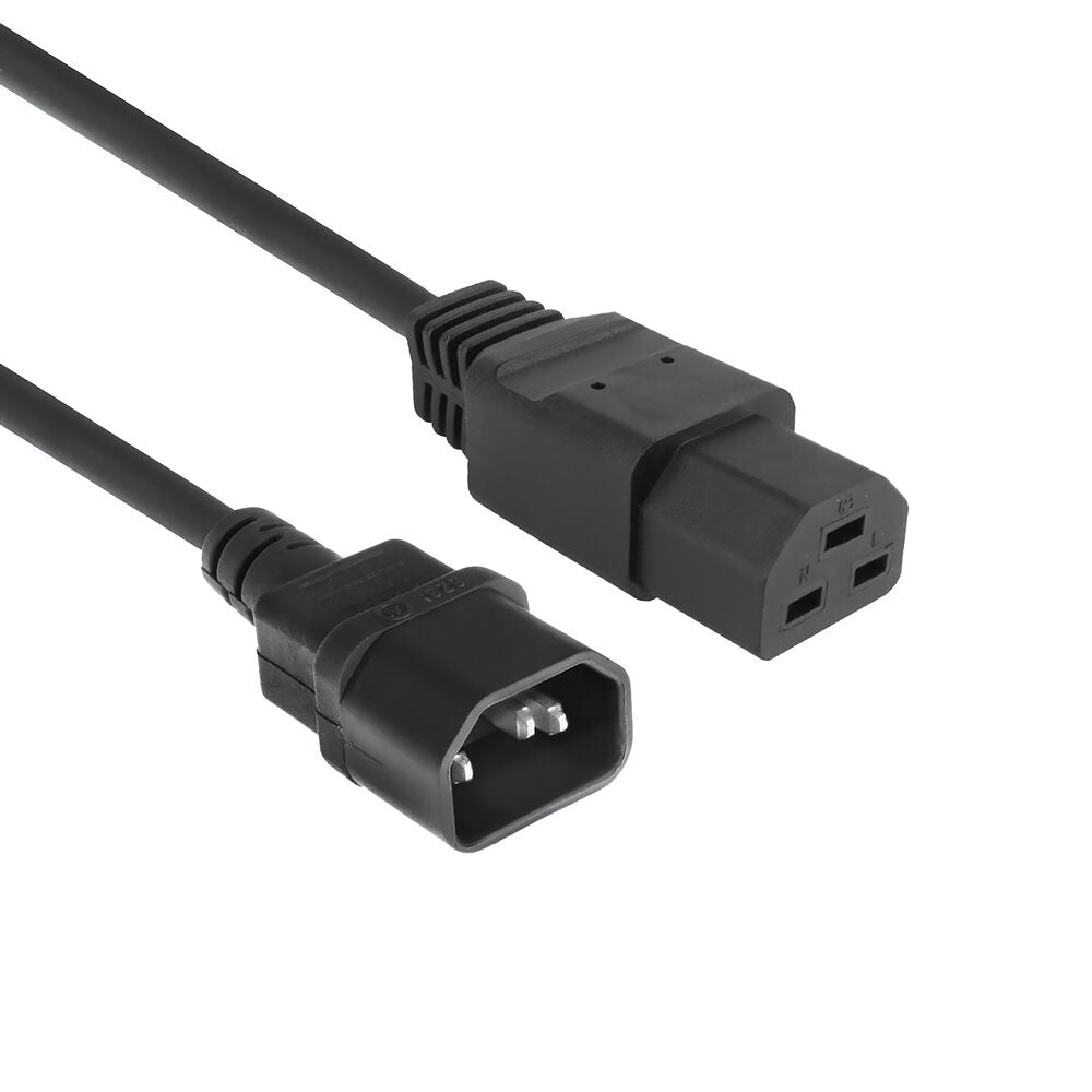 ACT Netzkabel C14 - C21 IEC60320 schwarz 1,5 m