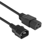 Cavo di alimentazione ACT C14 - C21 IEC60320 nero 1 m