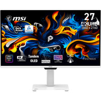 MSI Pro MAX 271UPXW12G Computerbildschirm 67,3 cm (26.5") 3840 x 2160 Pixel UltraWide Full HD QD-OLED Weiß
