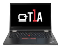 T1A Lenovo Thinkpad X380 Yoga Refurbished Intel® Core™ i5 i5-8350U Hybrid (2-in-1) 33,8 cm (13.3") Touchscreen Full HD 8 GB DDR4-SDRAM 256 GB SSD Wi-Fi 5 (802.11ac) Windows 10 Pro Deutsch Schwarz