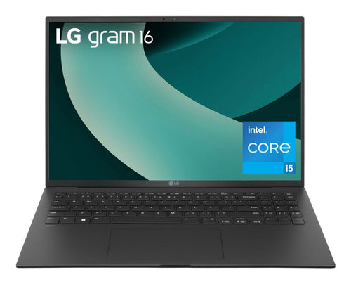 LG Gram 16ZB90RU Intel® Core™ i5 i5-1334U Laptop 40,6 cm (16") WQXGA 16 GB LPDDR4x-SDRAM 512 GB SSD Wi-Fi 6E (802.11ax) Windows 11 Pro Deutsch Schwarz