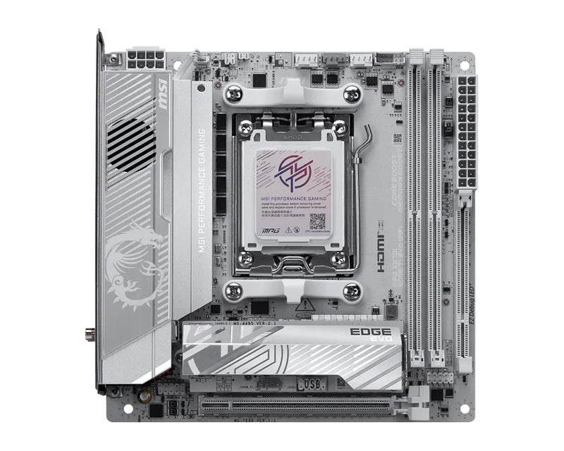 MSI MPG X870I EDGE TI EVO WIFI Motherboard AMD X870 Sockel AM5 mini ITX