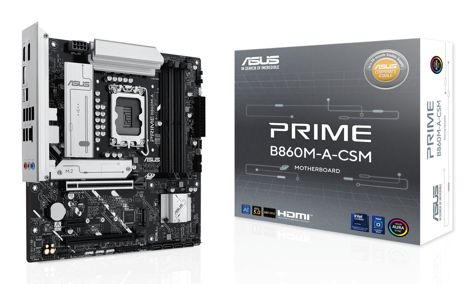 ASUS PRIME B860M-A-CSM Intel B860 LGA 1851 (Socket V1) Micro ATX