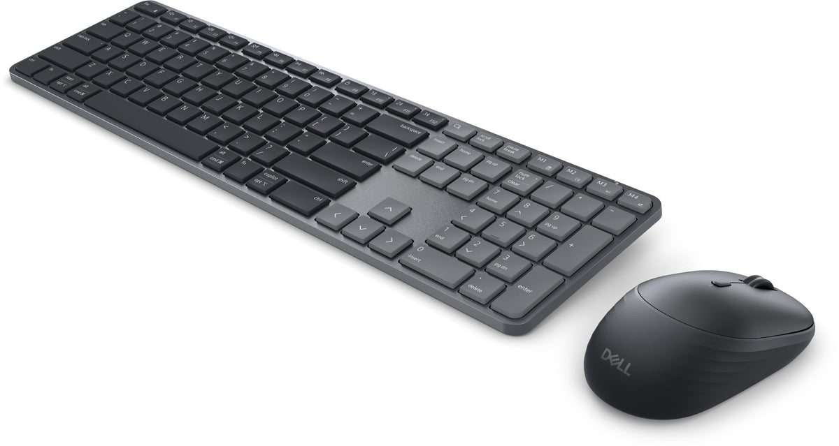 DELL Pro 7 Slim KM726 Tastatur Maus enthalten Heimbüro RF Wireless + Bluetooth QWERTZ Deutsch Schwarz
