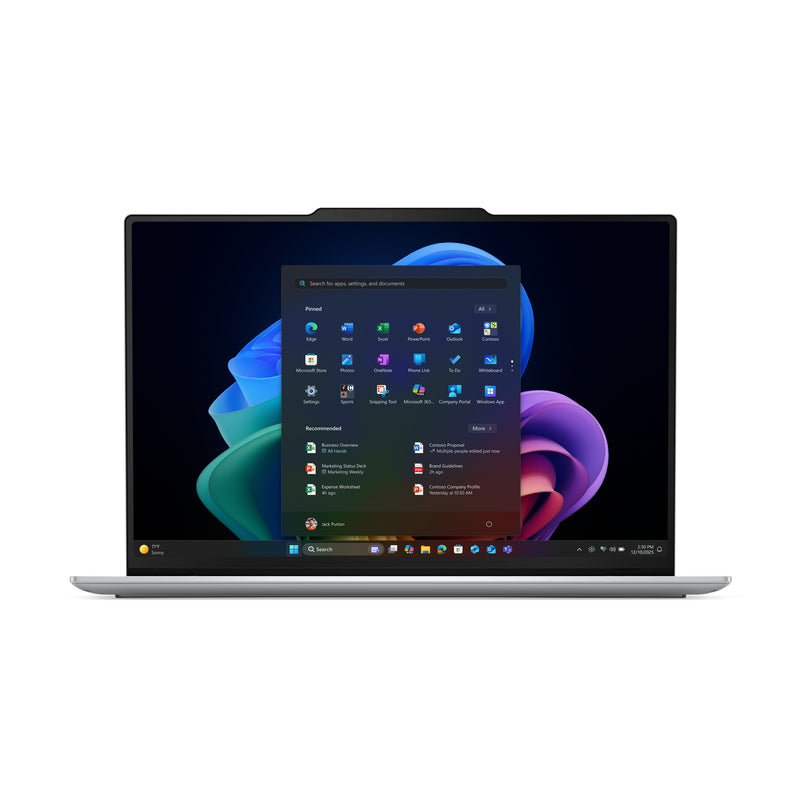 Lenovo ThinkPad X9-14 Gen 1 Aura Edition Copilot+ PC Intel Core Ultra 7 258V Laptop 35,6 cm (14") Touchscreen 2.8K 32 GB LPDDR5x-SDRAM 1 TB SSD Wi-Fi 7 (802.11be) Windows 11 Pro Deutsch Weiß