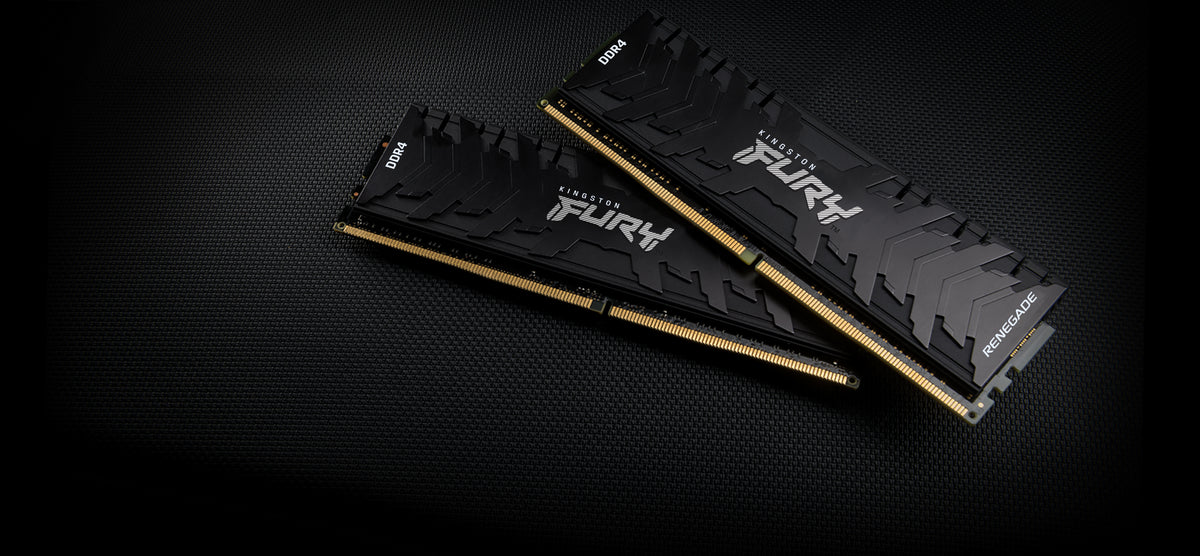 Kingston Technology FURY 32GB 4600MT/s DDR4 CL19 DIMM (2er-Kit) 1Gx8 Renegade Black