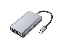 Conceptronic DONN21G laptop-dockingstation & portreplikator Kabelgebunden USB 3.2 Gen 1 (3.1 Gen 1) Type-C Grau
