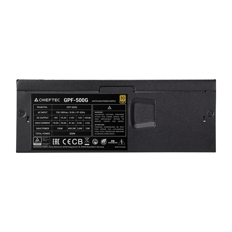 Chieftec Smart GPF-500G Netzteil 500 W 24-pin ATX TFX Schwarz