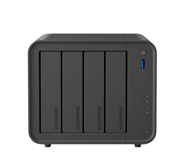 TerraMaster F4-425 NAS & Speicherserver Desktop Intel® Celeron® N5095 4 GB DDR4 0 TB Schwarz