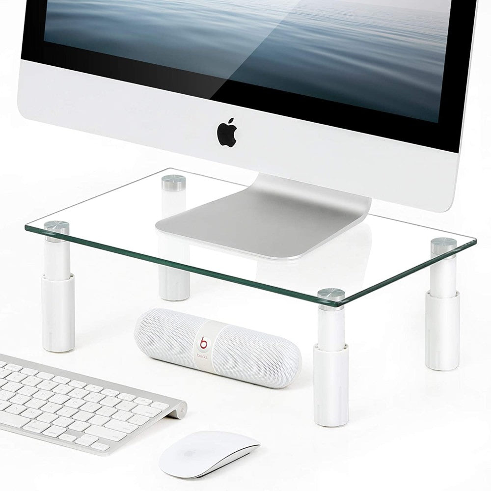 Techly ICA-MS 461E Flachbildschirm-Tischhalterung 81,3 cm (32") Tisch/Bank Transparent