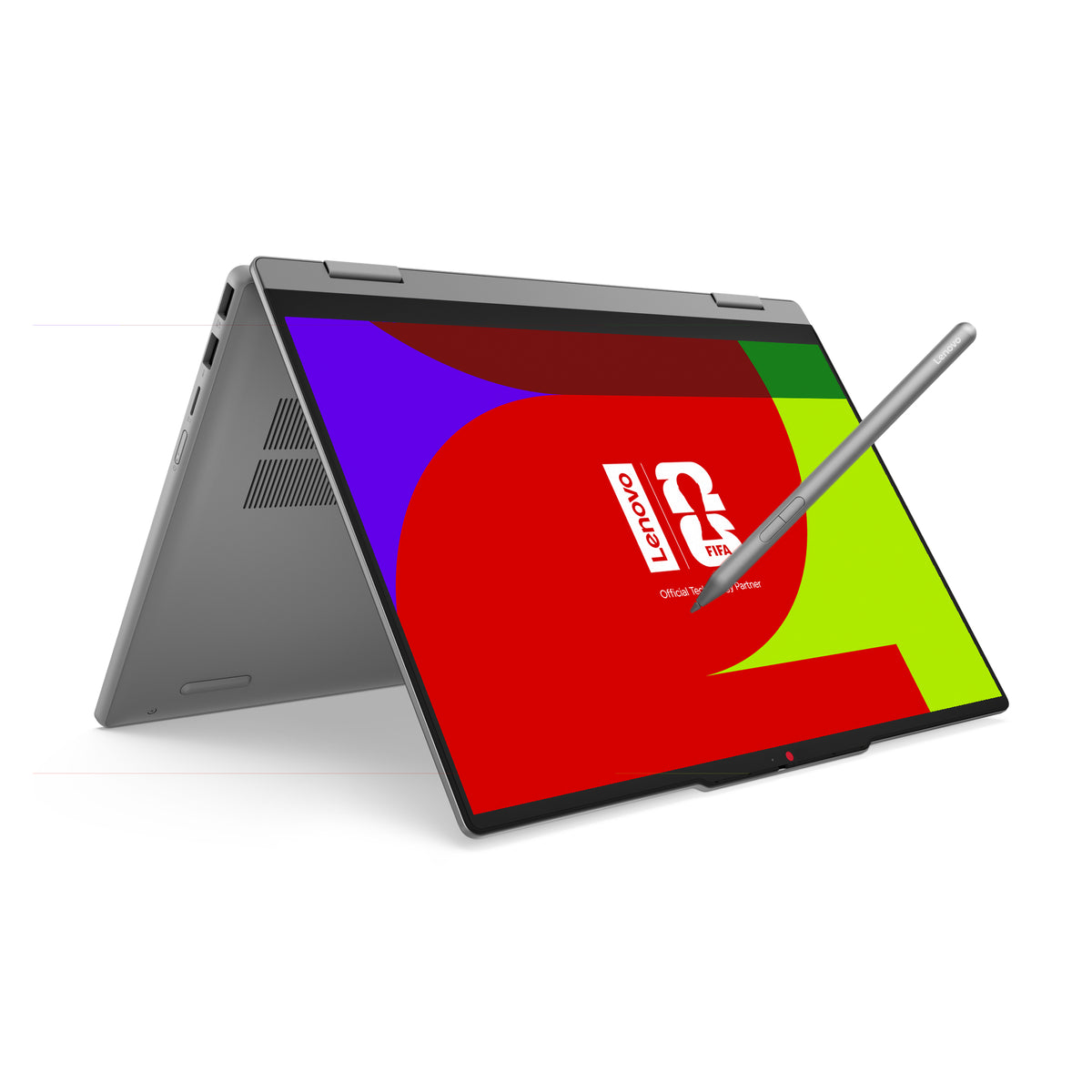 Lenovo IdeaPad 5 2-in-1 14AGP11 Copilot+ PC AMD Ryzen AI 7 445 Hybrid (2-in-1) 35.6 cm (14") Touchscreen WUXGA 16 GB DDR5-SDRAM 512 GB SSD Wi-Fi 7 (802.11be) Windows 11 Home German Grey