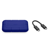 Seagate STNA2000400 Externes Solid State Drive Thunderbolt-Technologie 2 TB USB Typ-C Blau