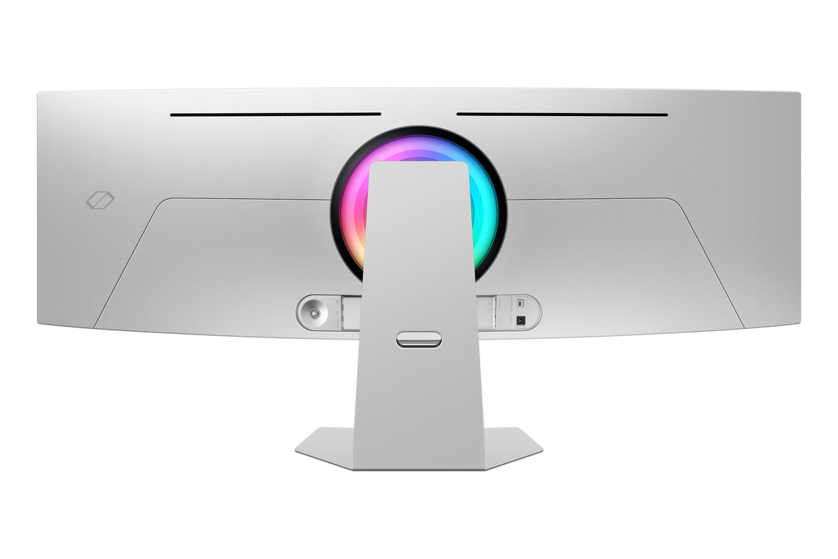 Samsung G95SD Computerbildschirm 124,5 cm (49") 5120 x 1440 Pixel Dual QHD OLED Silber