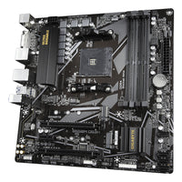GIGABYTE B550M DS3H Mainboard – AMD Ryzen 5000 CPUs, 5+3 Phasen VRM, bis zu 4733 MHz DDR4, 1xPCIe 4.0 + 1xPCIe 3.0 M.2, 1GbE LAN, USB 3.2 Gen 1