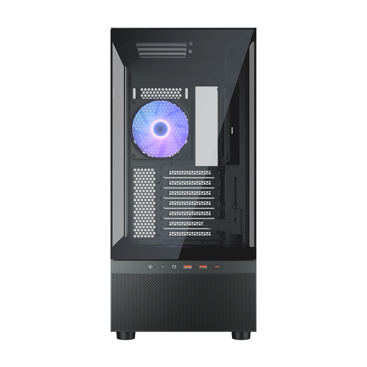 COUGAR Gehäuse Midi-Tower, CFV220, ARGB, Glas, Schwarz