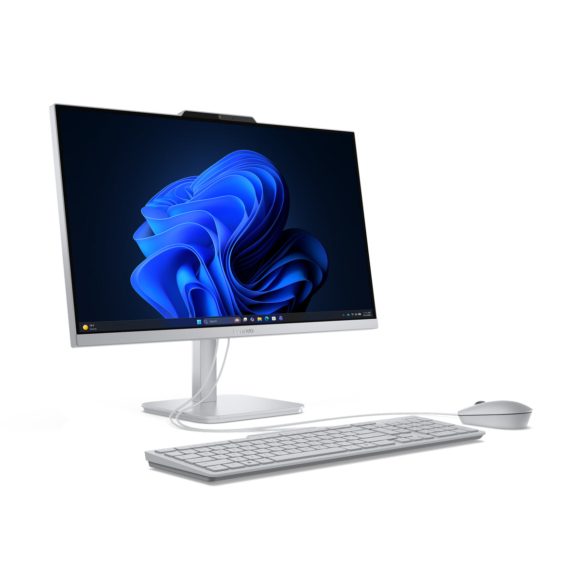 Lenovo A105 24 AMD Ryzen™ 5 40 60,5 cm (23.8") 1920 x 1080 Pixel All-in-One-PC 16 GB LPDDR5-SDRAM 512 GB SSD Windows 11 Home Wi-Fi 6 (802.11ax) Grau