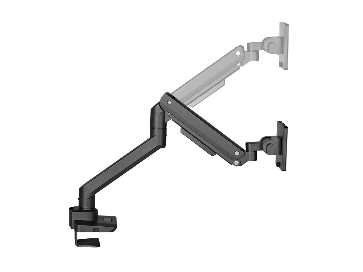 Equip 17"-49" Schwerlast-Monitor-Schreibtischhalterung, Schwarz