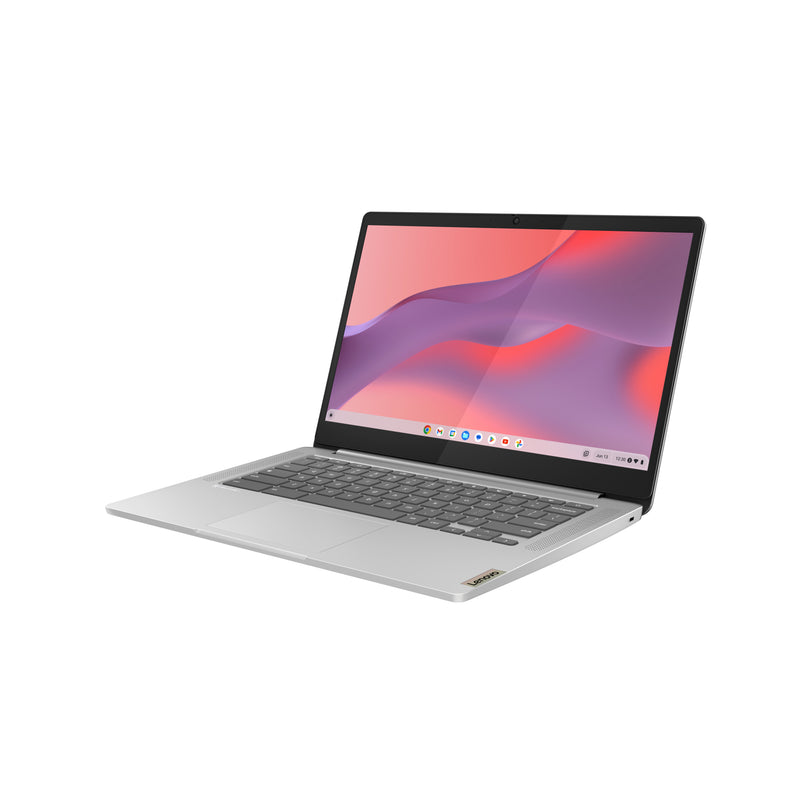 Lenovo IdeaPad Slim 3 Chrome 14M868 MediaTek Kompanio 520 Chromebook 35,6 cm (14") Full HD 4 GB LPDDR4x-SDRAM 128 GB eMMC Wi-Fi 6 (802.11ax) ChromeOS Deutsch Grau