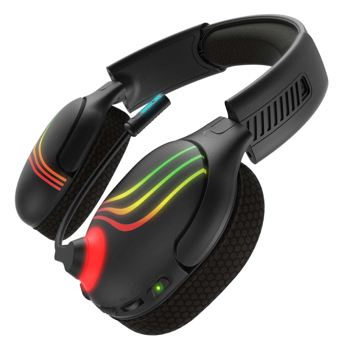 PDP 049-032-BK Kopfhörer & Headset Kabellos Kopfband Gaming Bluetooth Schwarz