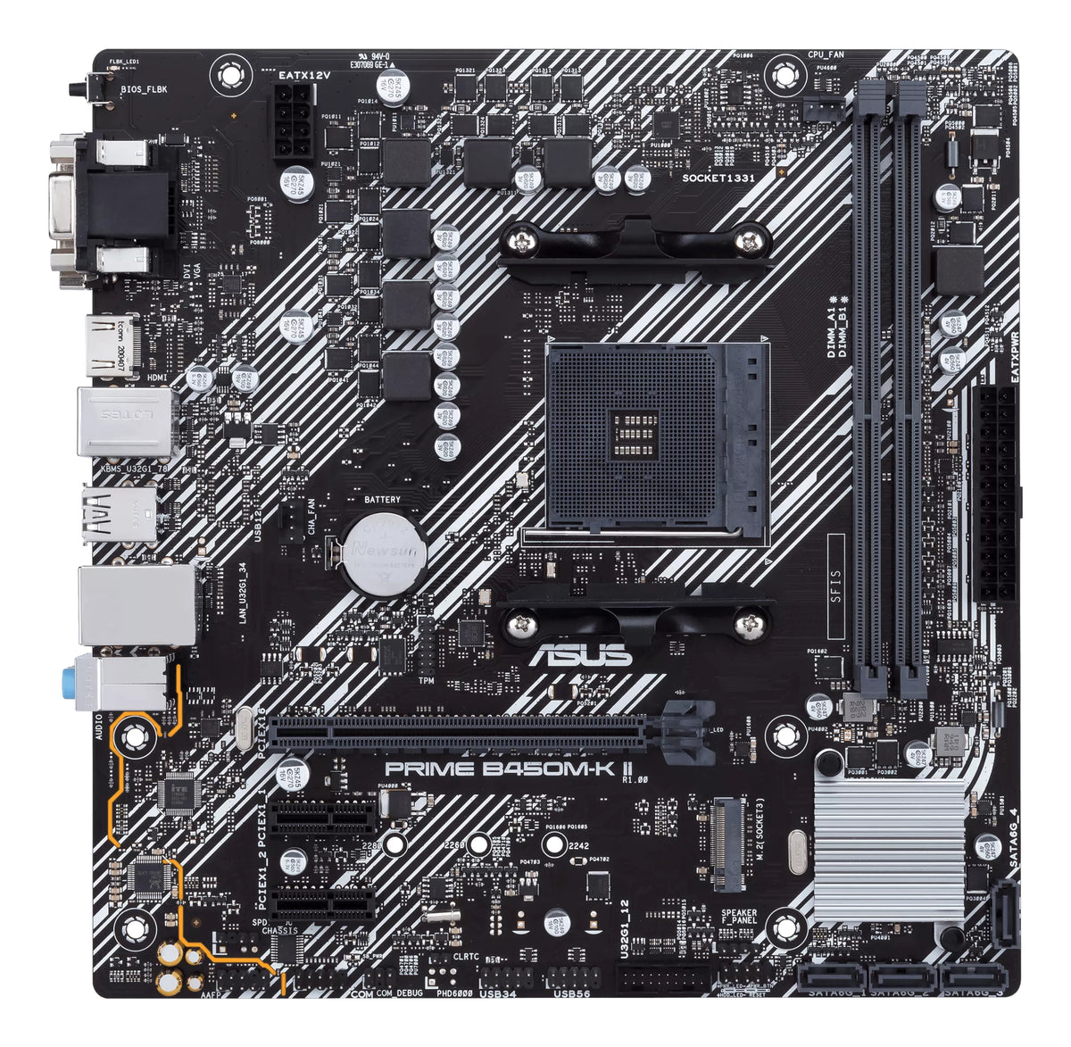 ASUS Prime B450M-K II AMD B450 Sockel AM4 micro ATX