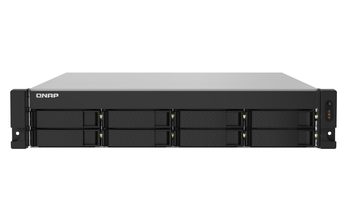 QNAP TS-832PXU-RP NAS Rack (2U) Annapurna Labs AL324 4 GB DDR4 0 TB QNAP Turbo System Schwarz