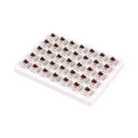 Gateron Cap Milky-Brown Switch Set (35 Stück)