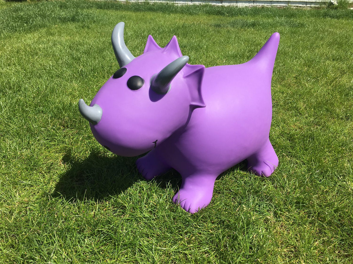 Purple Triceratops Dino