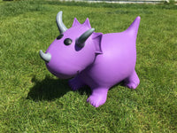 Purple Triceratops Dino
