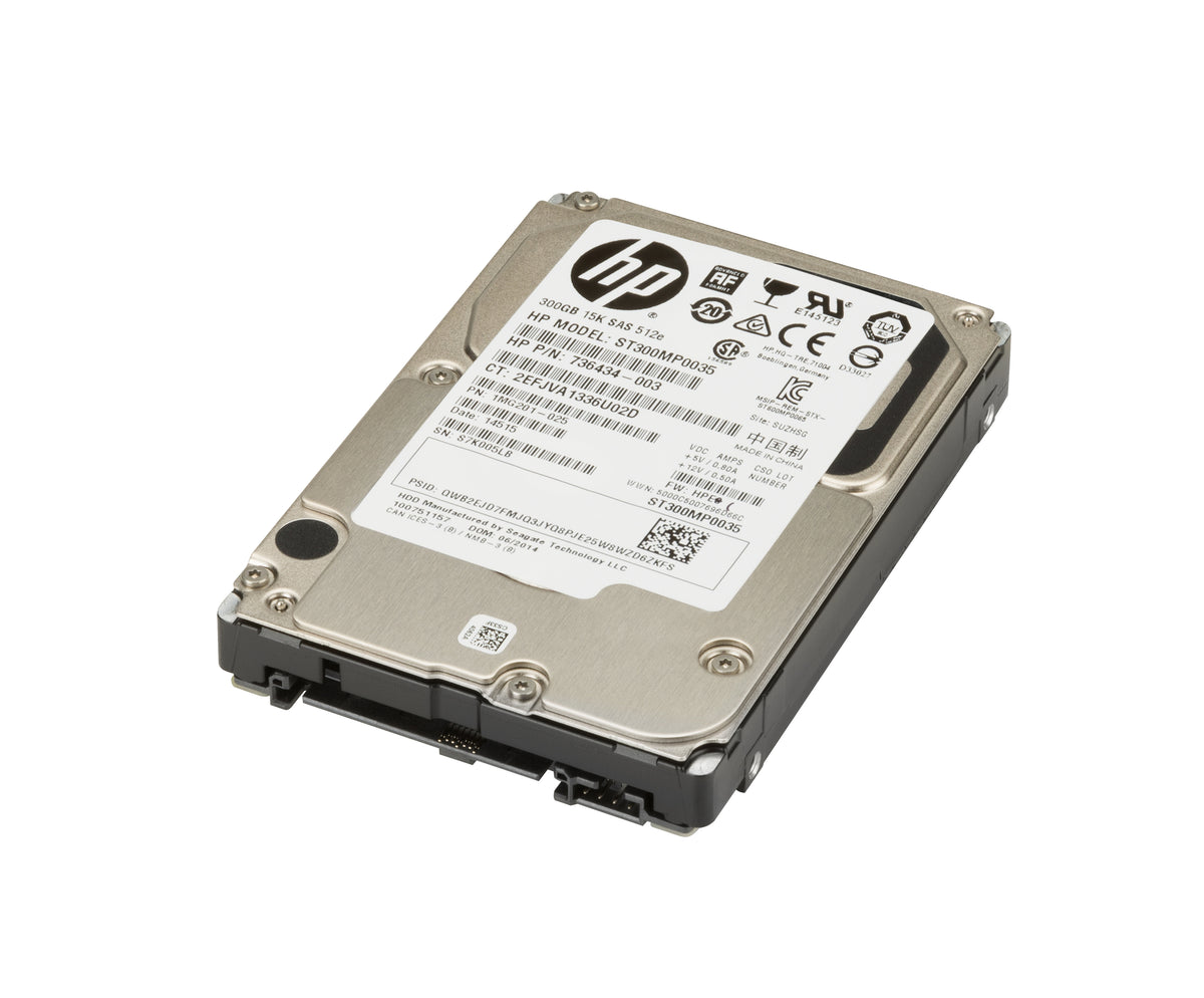 HP Festplatte, 300 GB, SAS, 15.000 U/min, SFF
