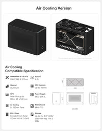 ZX-1 Air-Cooling Mini-ITX Case