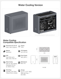 ZX-1 Water-Cooling Mini-ITX Case