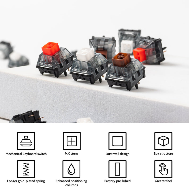 Kailh Box V2 Switch Red (110 Stück)