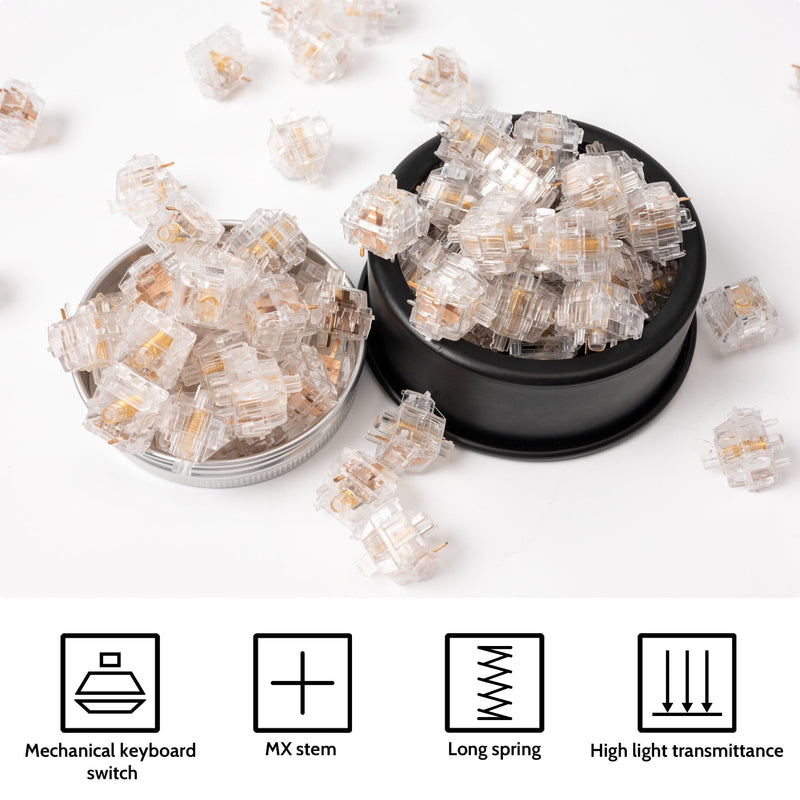 Kailh Clione Limacina Linear Switch (110 Stück)