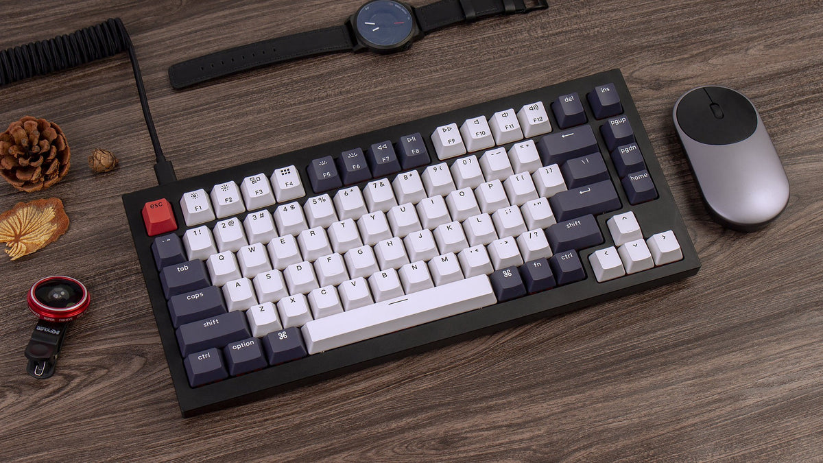 Q1 QMK Hot-Swap RGB Cadre en aluminium