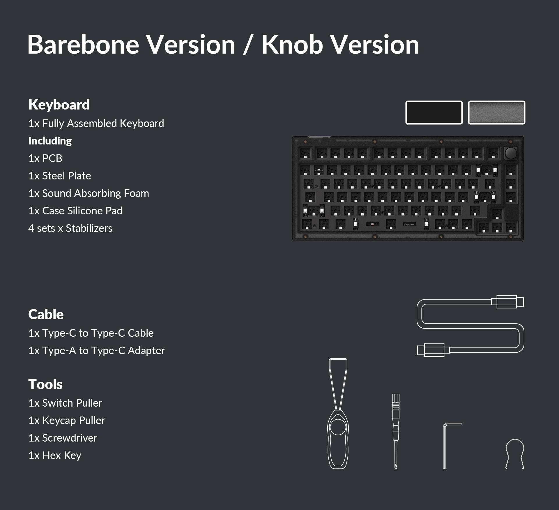 V1 Barebone Knob Version